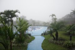 10-Hotel swimming pool in the rain